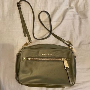 Green Michael Kors Crossbody Bag